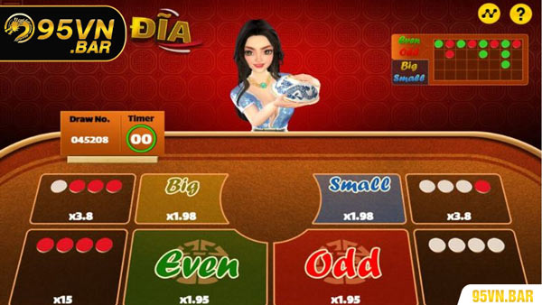 Các Hình Thức Đặt Cược Và Tỷ Lệ Thắng Trong Xóc Đĩa Online 95VN